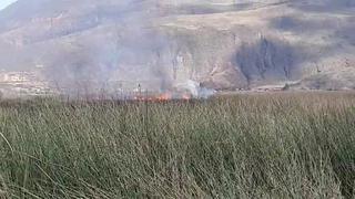 Cusco: reportan incendio forestal de grandes proporciones en el distrito de Lucre │VIDEO