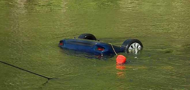 ​Mujer y su amado gato caen en automóvil a río y salen vivos