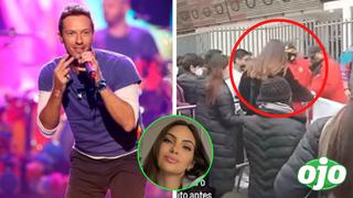 Acusan a Natalie Vértiz de saltarse la cola del concierto de ‘Coldplay’