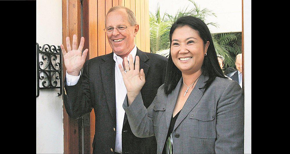 Keiko Fujimori y PPK se reúnen hoy en Palacio de Gobierno