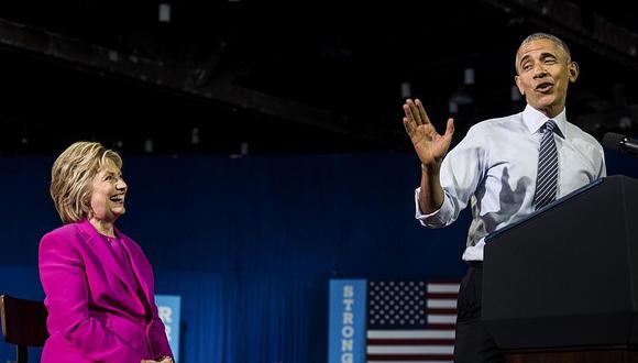Hillary Clinton lanza alabanzas a su 'jefe de campaña'... Barack Obama