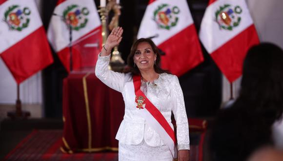 Dina Boluarte asumió como presidenta en reemplazo de Pedro Castillo.  (Foto: GEC)
