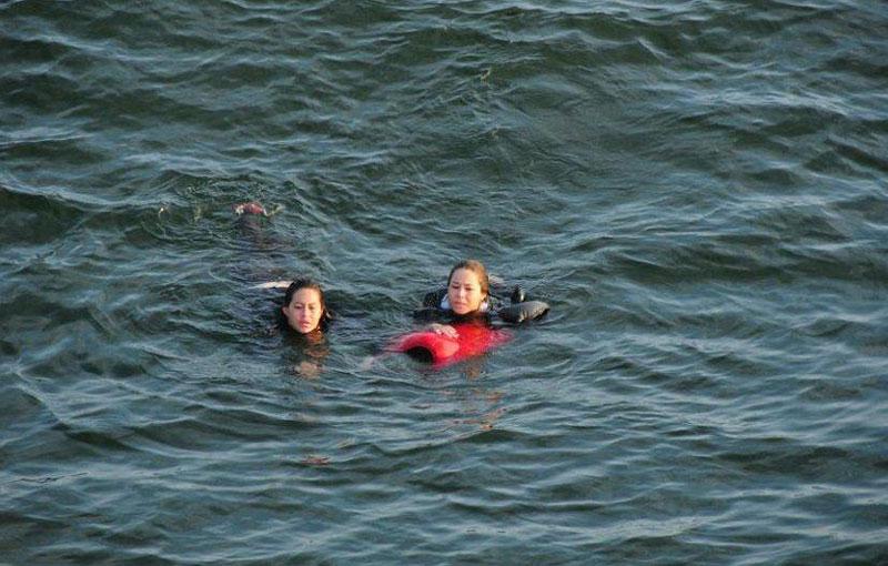 Así fue el rescate de las pasajeras del globo aerostático que cayó al mar [VIDEO-FOTOS]