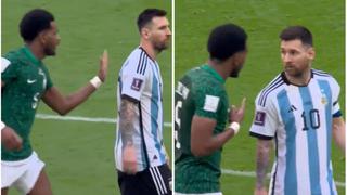 Se burló de Lionel Messi: el gesto de futbolista saudí por la remontada sobre Argentina | VIDEO