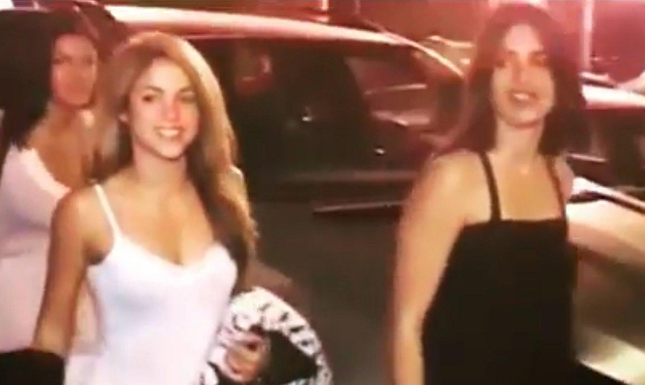 Sale a la luz video inédito de Shakira con Penélope Cruz en un nightclub de Hollywood 