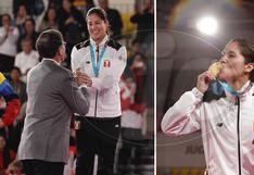 Lima 2019: Alexandra Grande recibió la medalla de oro de manos del presidente Vizcarra│VIDEO