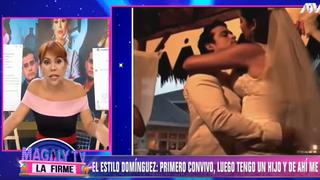 Magaly Medina a Christian Domínguez: “Esta nariz es tremenda, me cambió todo el esquema” | VIDEO