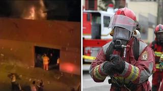 Reportan incendio en cuadra ocho del jirón Puno en el Centro de Lima