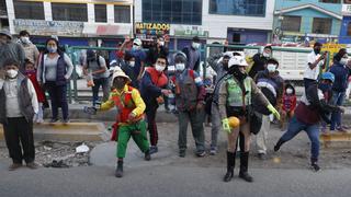 Simpatizantes de Perú Libre atacan a pedradas a comitiva de Fuerza Popular