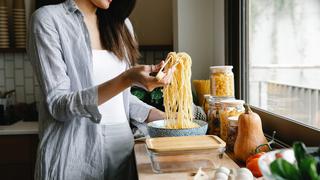 La forma correcta de congelar pasta cocida