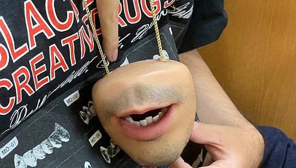 DJ diseña peculiar monedero en forma de boca humana que asusta a usuarios│VIDEO