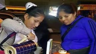 Vendedora peruana crea ingenioso sistema para salir a vender con su bebé (FOTO)