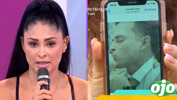 Christian Domínguez y su foto besando a otra | FOTO: Capturas América TV
