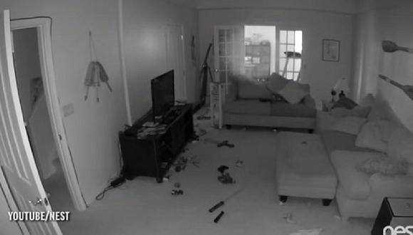 YouTube: Cámara de seguridad capta aterrador orbe fantasmal [VIDEO]