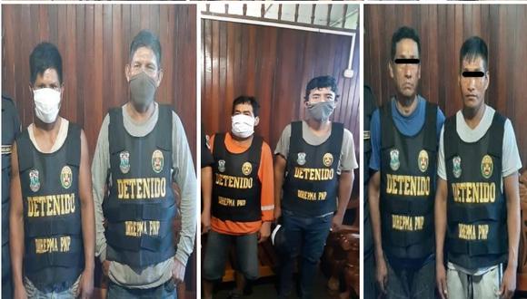 Ucayali: intervienen a presuntos integrantes de banda criminal “Los Cumaleros de Yarinacocha” (Foto difusión).