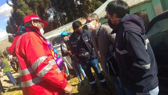 Huancavelica: Comitiva del Ejecutivo se reúne con pobladores de Chopcca que retuvieron a ocho ingenieros (Foto difusión).