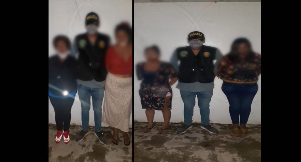 Madre de Dios. Mujeres fueron intervenidas en flagrante delito. (PNP)