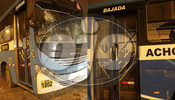 Bus del 'Chino' atropelló y mató a un joven de 22 años en Villa El Salvador (FOTOS)