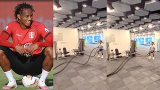 André Carrillo muestra su entrenamiento basado en crossfit para volver recuperado a la selección | VIDEO