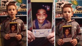 Niño argentino busca ayuda para comprarle unos lentes a su amigo