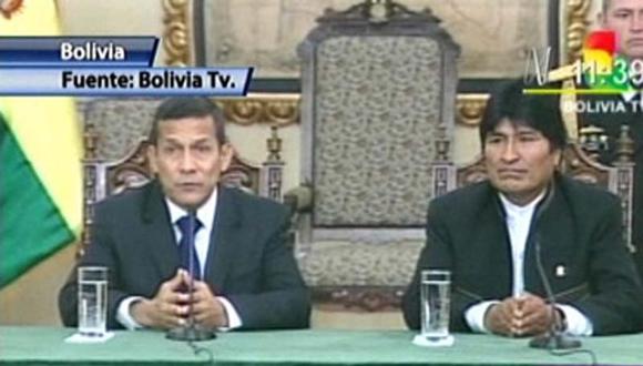 Humala apoyará demanda marítima de Bolivia 