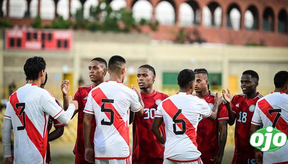 Selección peruana sub-23 empató con Colombia en amistoso.