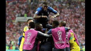 Francia se impone y le gana por 4-2 a Croacia en la gran final de Rusia 2018