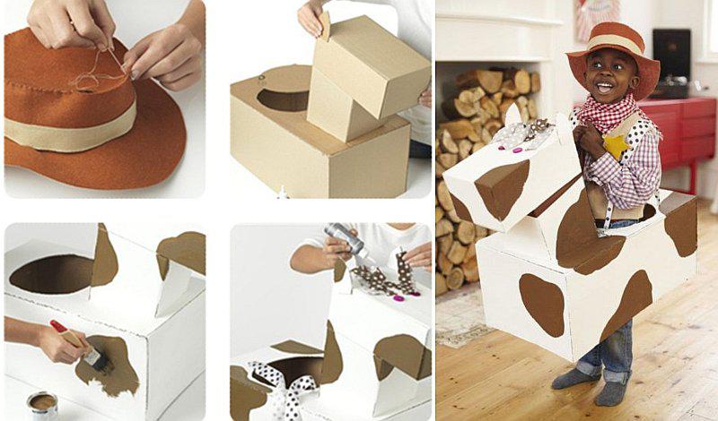 6 disfraces para niños con material reciclados