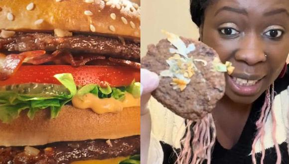 Naa Adjeley Tsofanye, colocó su Big Mac en un plato junto a papas fritas el 2 de febrero de 2023.