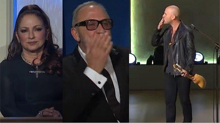 El afectuoso gesto de Emilio y Gloria Estefan al ver en el escenario a Gianmarco (VÍDEO) 