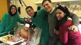 ​Cristiano Ronaldo, mismo Papá Noel, reparte regalos a niños de un hospital