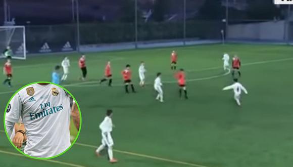 El golazo del juvenil peruano que fue contratado por Real Madrid (VIDEO)