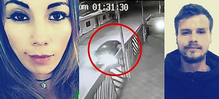 ​Cámara de vigilancia capta cómo sujeto arrolla y mata a mamá de su hijo │VIDEO