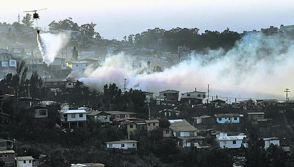 Chile: Cinco familias peruanas lo perdieron todo en incendio de Valparaíso