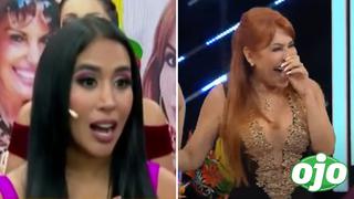 Melissa Paredes y su peculiar reacción EN VIVO cuando ve fotografía de Magaly Medina 