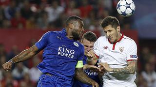 Liga de Campeones: Sevilla derrota 2-1 al Leicester y llave sigue abierta