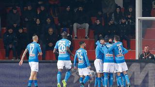 ​Nápoles vence 2-0 al colista Benevento y sigue líder en Italia (VIDEO)