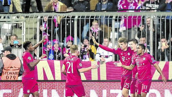 Bayern Munich mostró todo su poderío y aplastó 5-1 al Arsenal