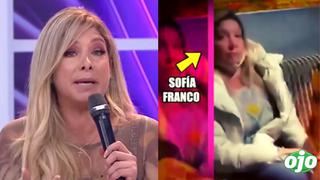 Sofía Franco reconoce altercado con joven en Karaoke: “hubo agresión entre ambas partes”