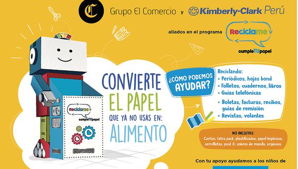 Grupo El Comercio y Kimberly Clark lanzan campaña de reciclaje de papel