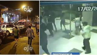 Independencia: cámaras de seguridad muestran la desesperación durante balacera (VIDEO)
