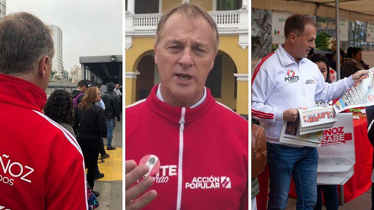 Jorge Muñoz agradece con 'divertido meme' triple empate en encuesta (FOTOS)