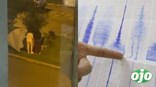 Temblor en Lima: familia salió con carpa a la calle en medio del sismo │VIDEO