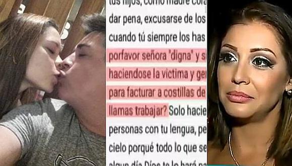 Karla Tarazona no se quedó callada y respondió mensaje de la novia de Leonard León 