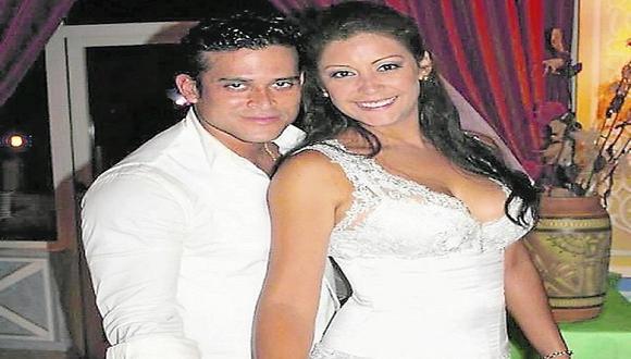 Karla Tarazona y Christian Domínguez se casaron mismo final  de telenovela 