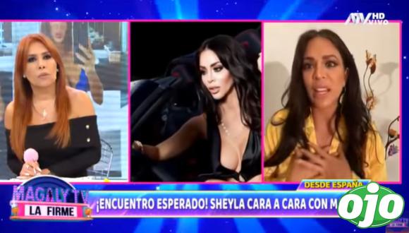 Sheyla Rojas en entrevista con Magaly. (Foto: Captura/ATV).