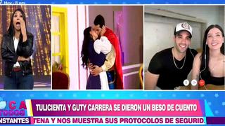 La cara de Brenda Zambrano cuando le muestran beso entre Guty Carrera y Tula Rodríguez│VIDEO