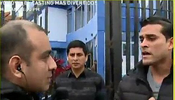 ​Christian Domínguez protagoniza altercado en vivo con reportero de Jazmín Pinedo