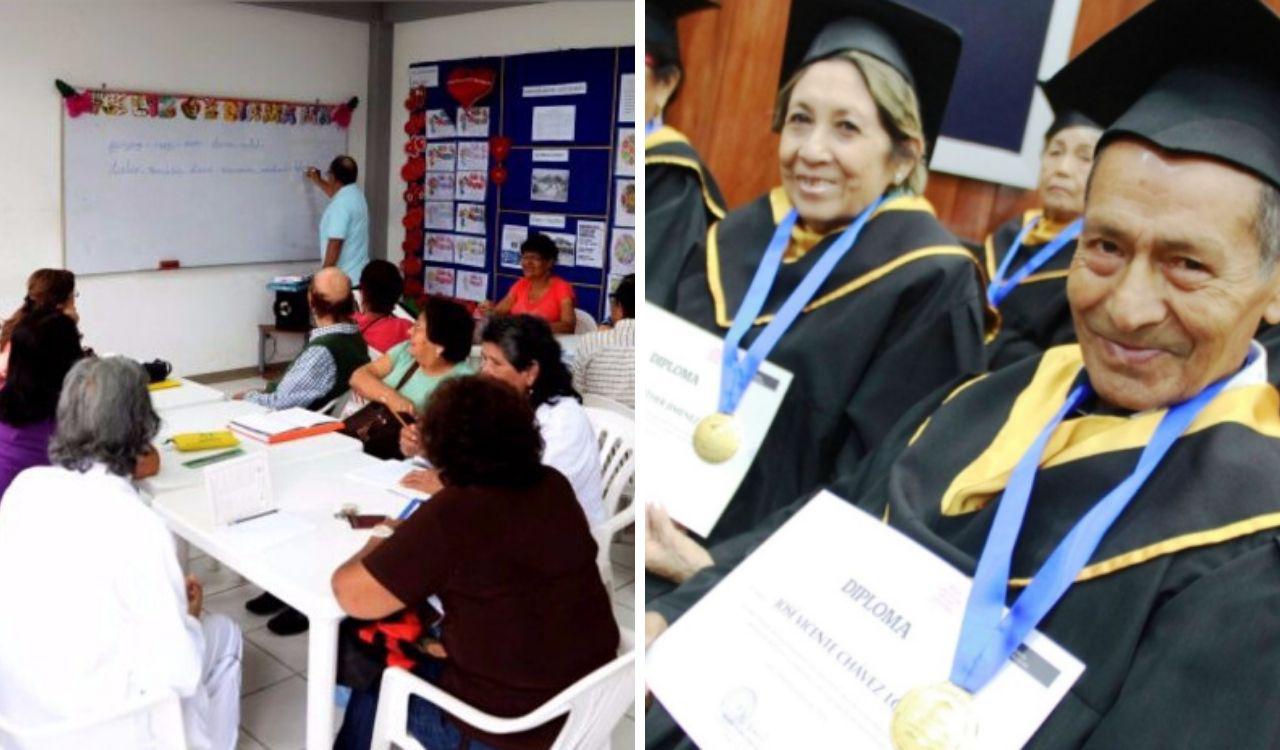 Adultos mayores culminan estudios