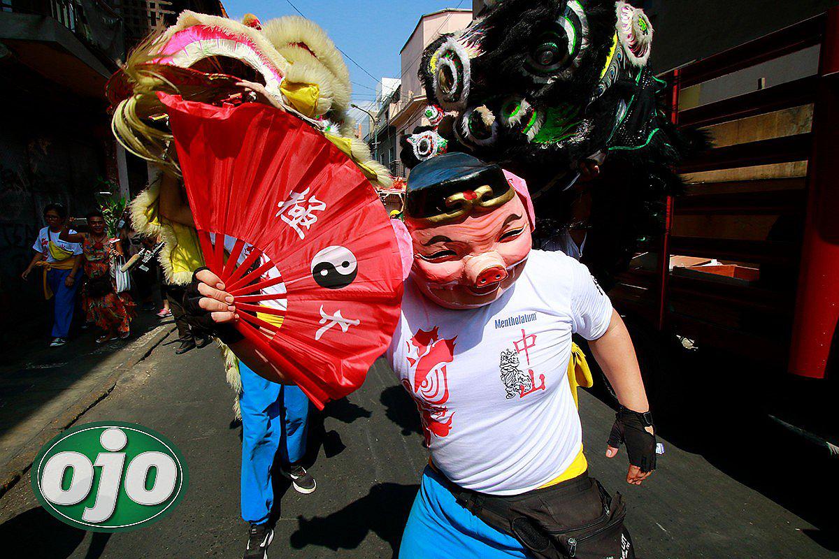 ​Año del chancho: 15 fotos muestran cómo se recibió el año nuevo chino en Perú